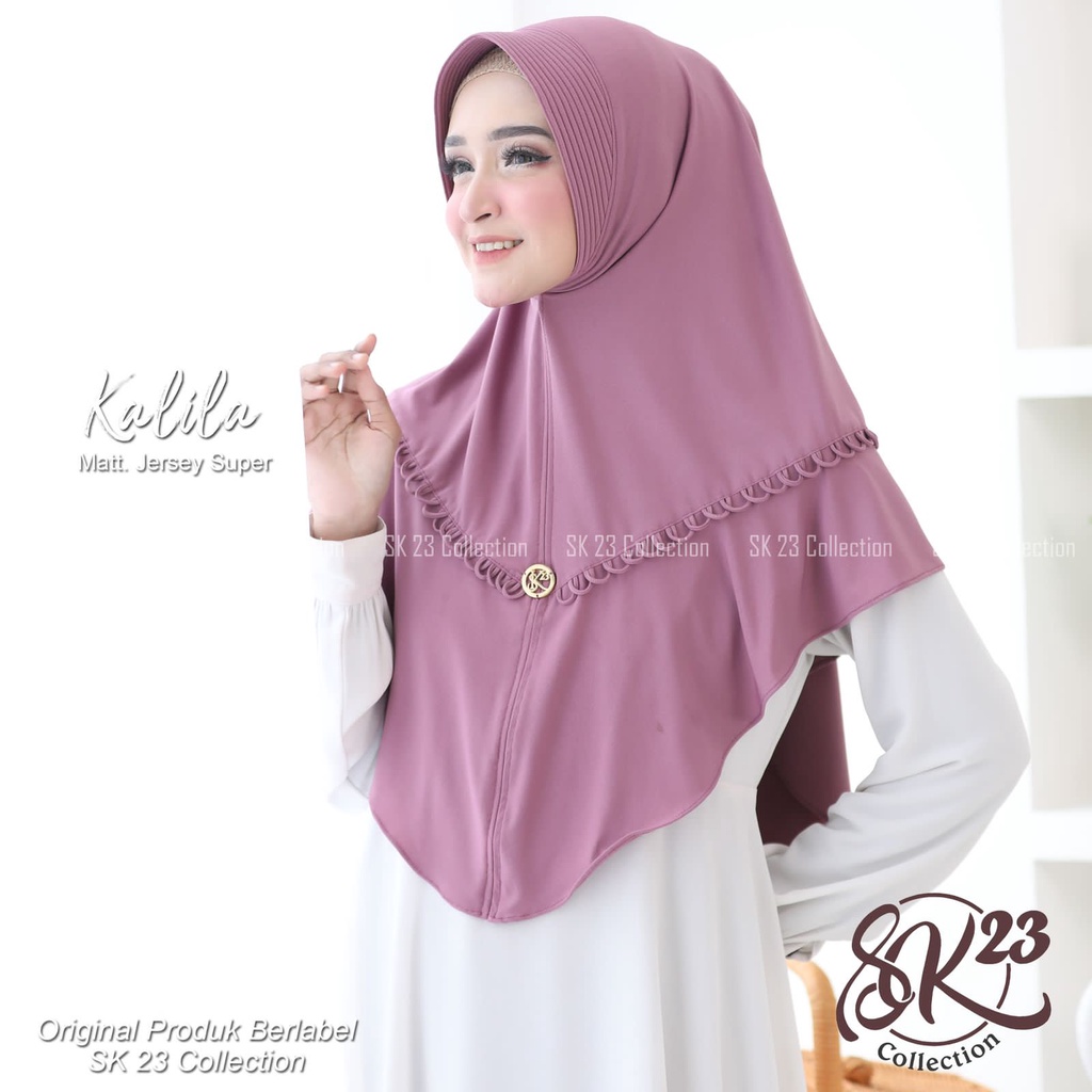 HIJAB INSTAN KALILA PREMIUM ORIGINAL SK 23 COLLECTION