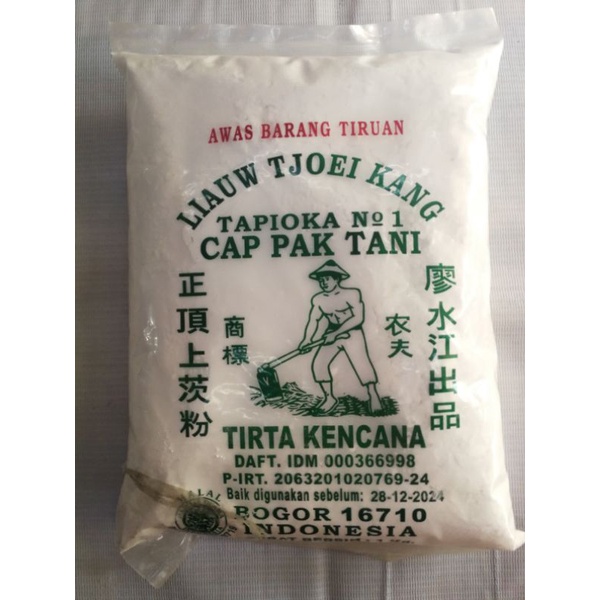 

Tepung tapioka pak tani liauw tjoei kang 1kg