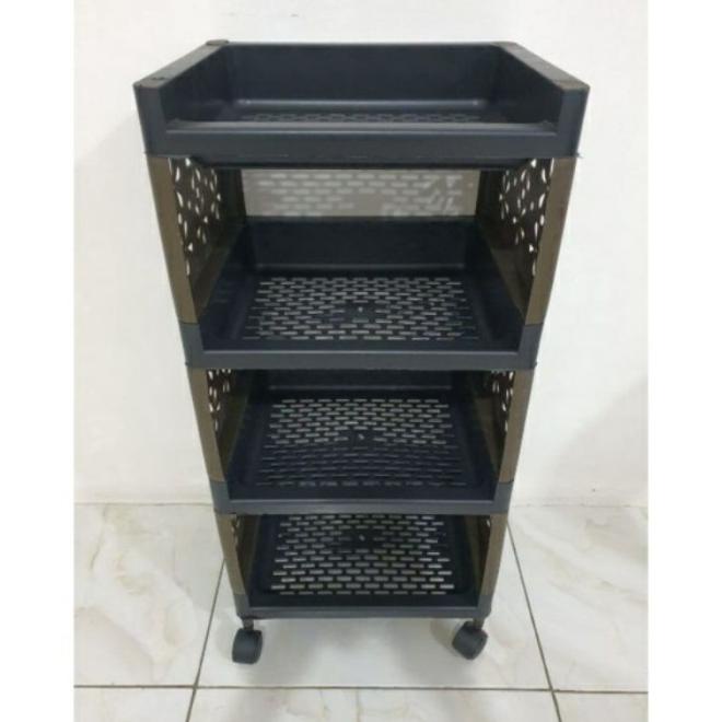 Ia846 Rak Yoyo Salon Fawsline 4 Susun Rak Serbagu