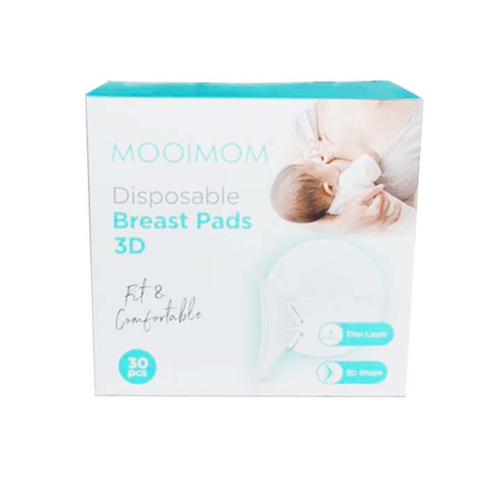 MOOIMOM DISPOSABLE BREASTPAD 3D ULTRA-THIN 30PCS