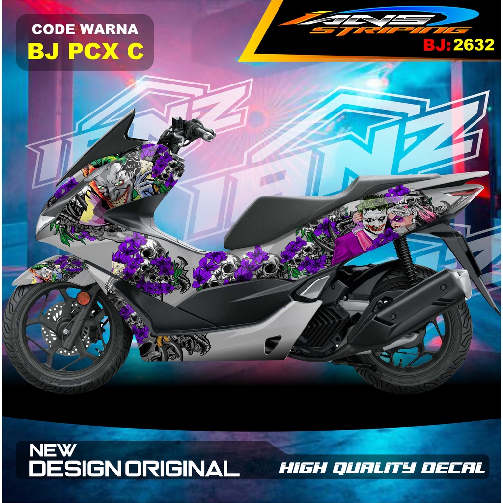 VARIASI STIKER FULL BODY PCX 150 / DECAL STICKER MOTOR HONDA PCX 160 / STIKER FULL BODY PCX HIGH QUALITY / STIKER MOTOR