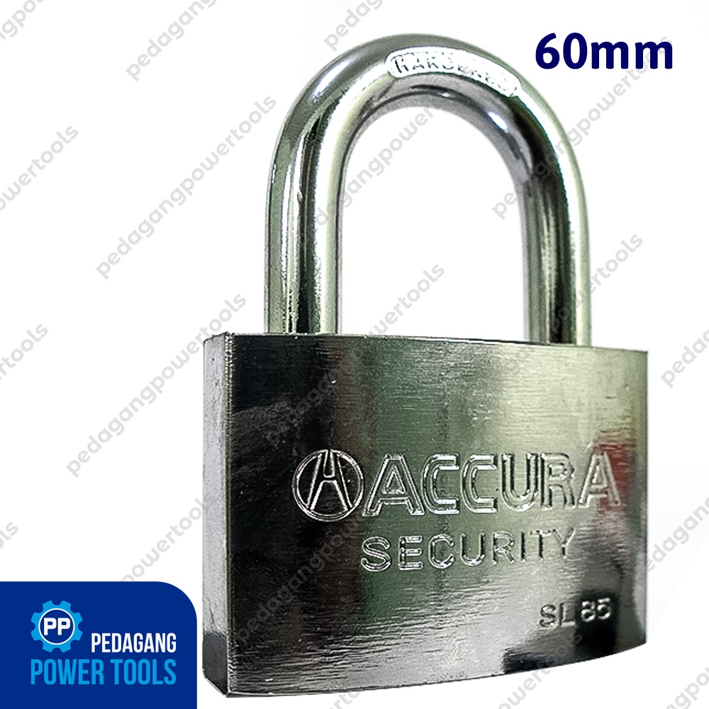 ACCURA GEMBOK BESI 60 MM SHORT PADLOCK KUNCI PAGAR RUMAH LEHER PENDEK