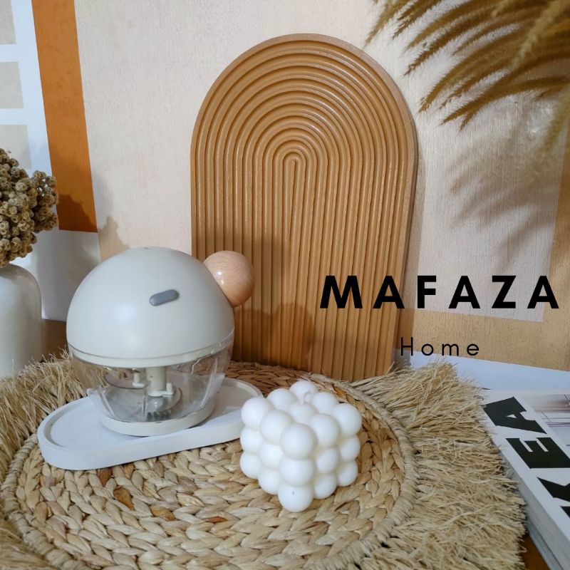 Grande Manual Food Chopper/ Chopper Manual Aesthetic / Chopper Manual Korea - Warna Putih Ivory