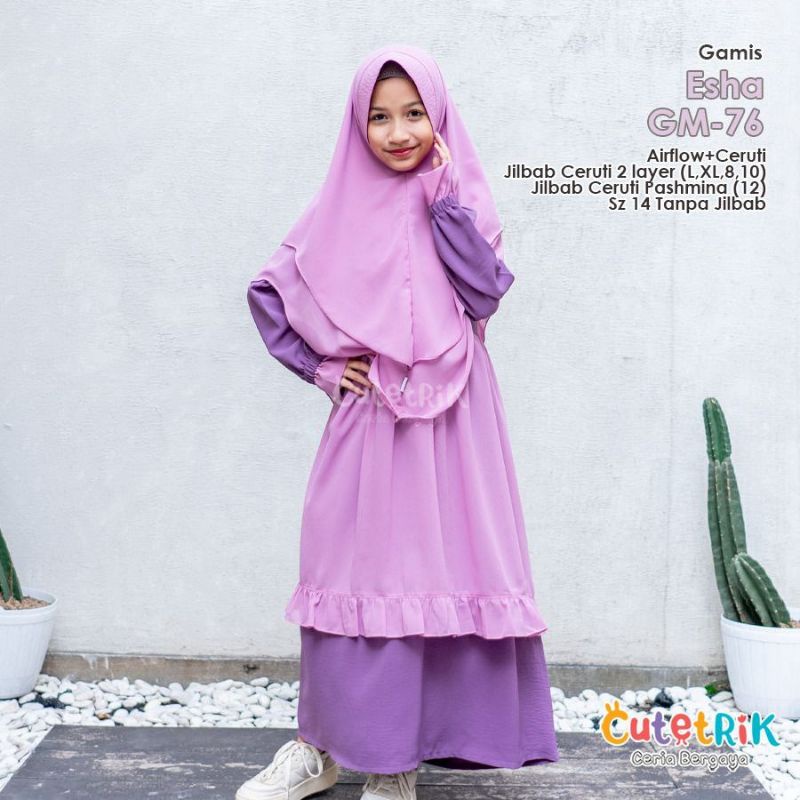 Gamis Esha Anak Remaja Muslim