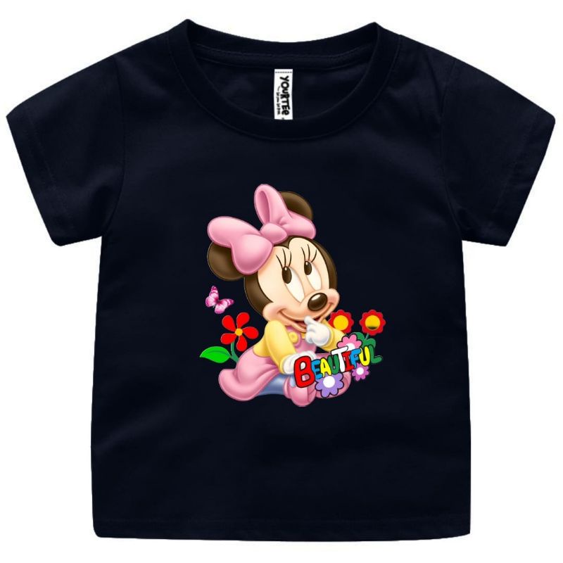 BAJU KAOS ANAK 1-12TAHUN CEWEK/COWOK MINI MOUSE
