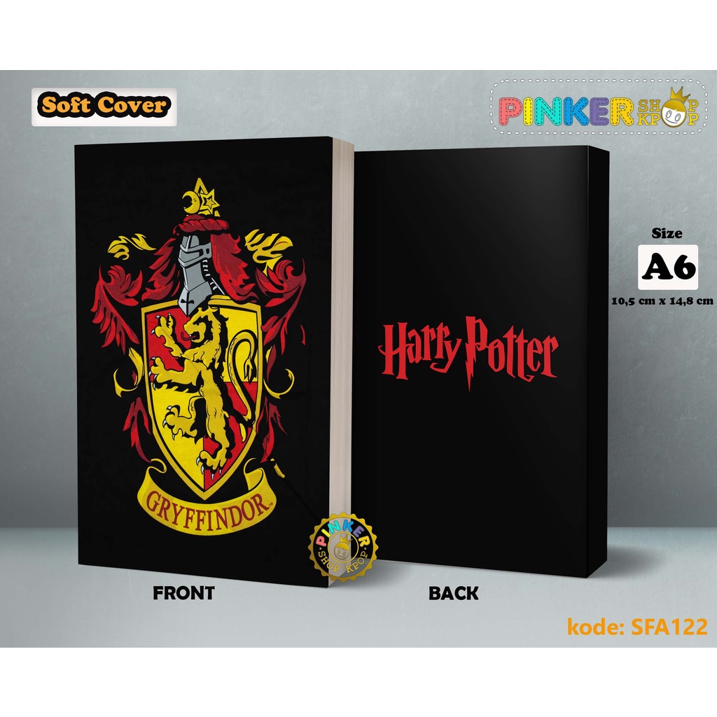 

(SFA122) Pocket Note Harry Potters Gryffindor Softcover