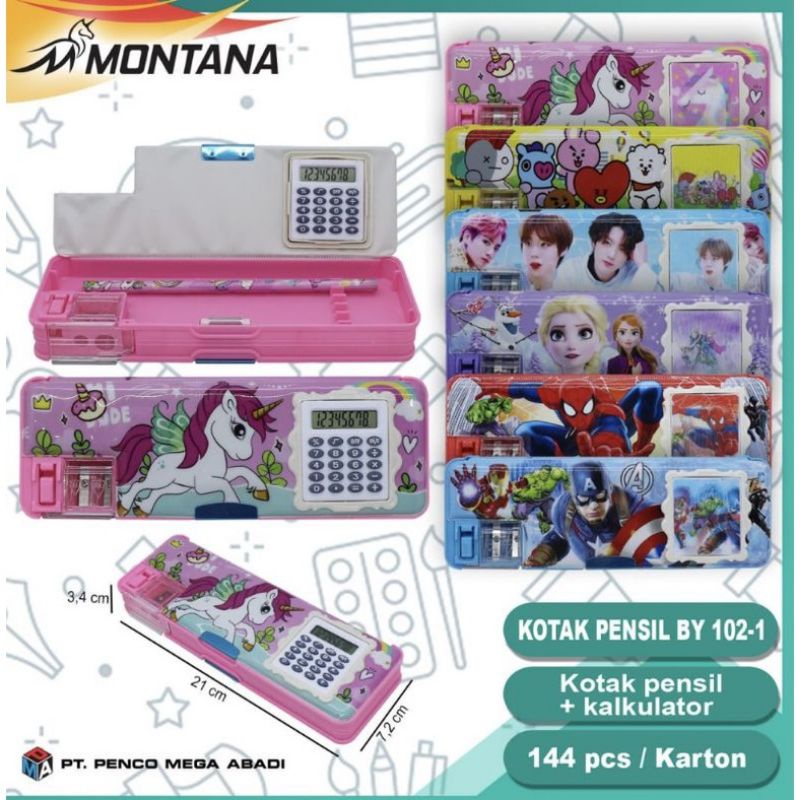 

tempat pensil magnet plus kalkulator montana