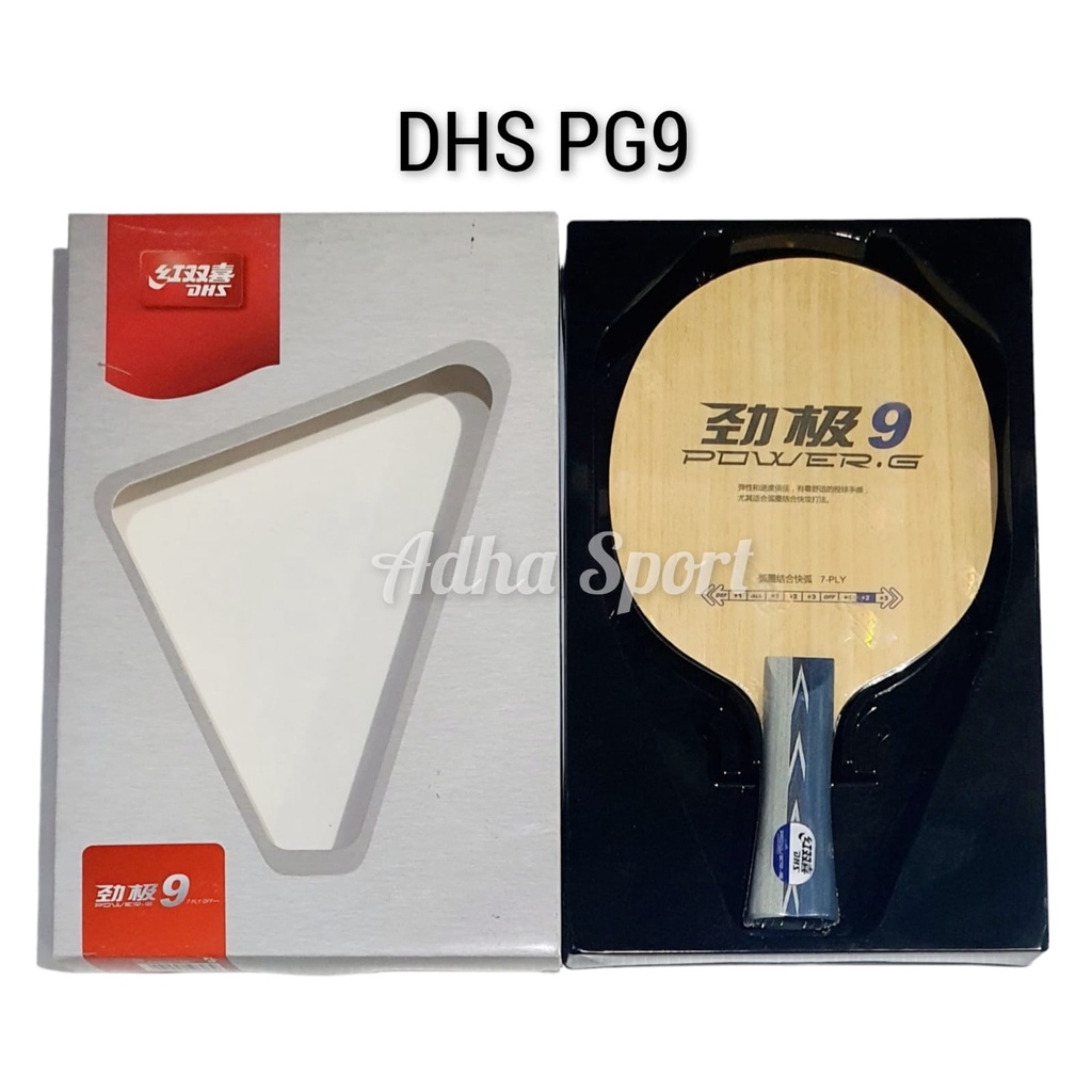 DHS PG9 / PG 9 Kayu Bet Pingpong FL Tenis Meja Original ADHA SPORT