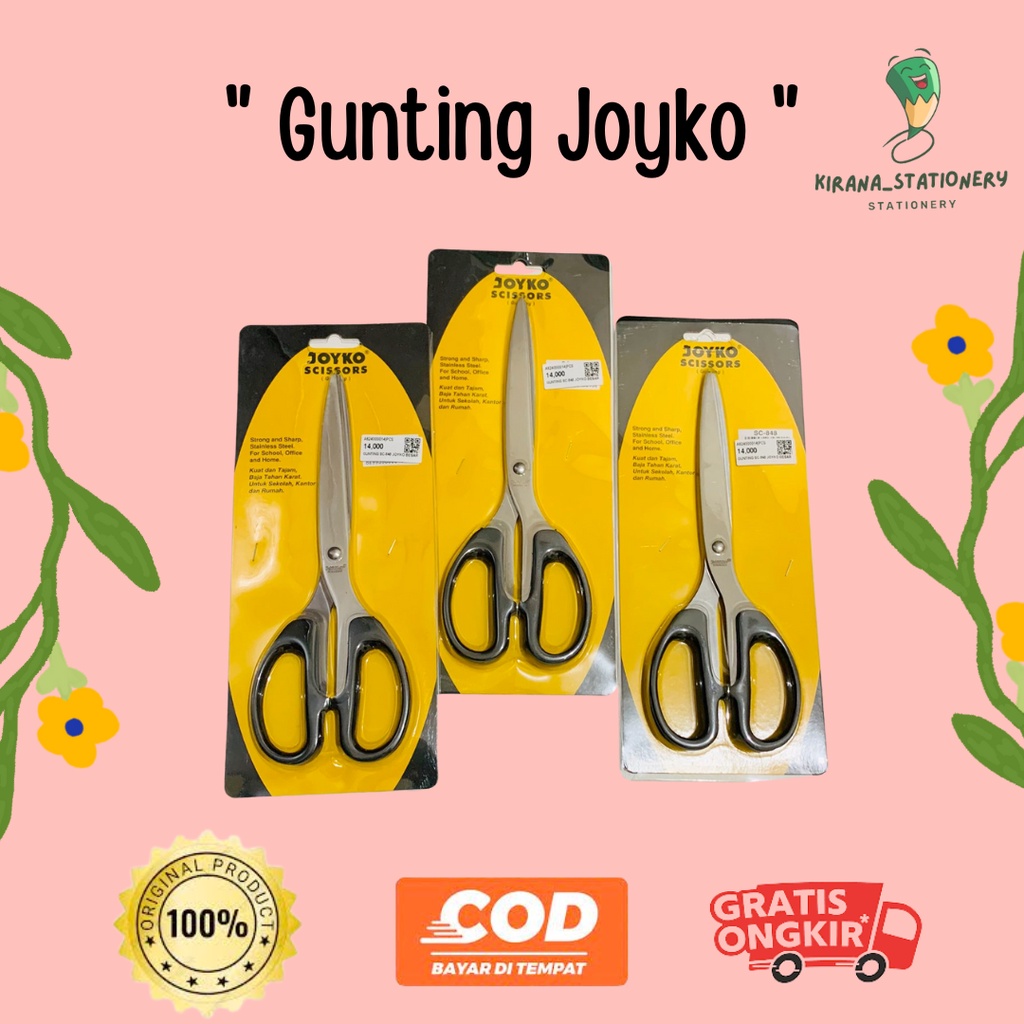 

GUNTING BESAR SEDANG KECIL JOYKO SCISSORS SC 848