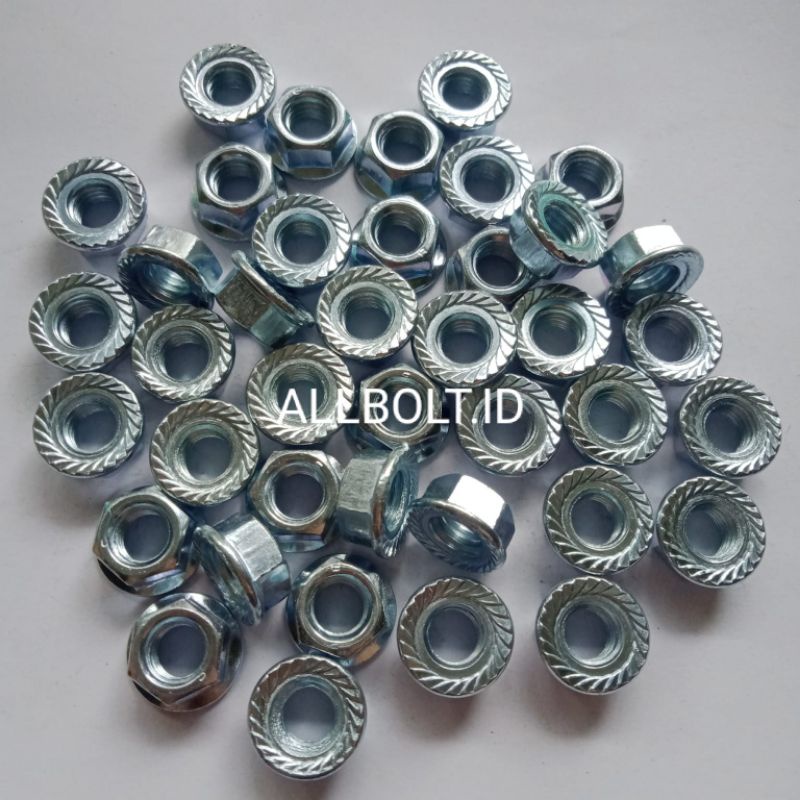 (paket 50biji) Mur flange 12 mur topi 12 / 8mm