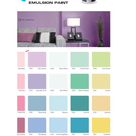 Interior Q-Luc Nippon Paint 5kg - WHITE 1505