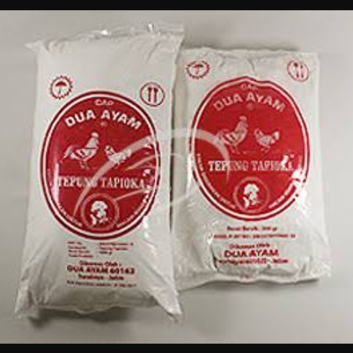 

Tepung Tapioka / Kanji cap Dua Ayam - 500 gram