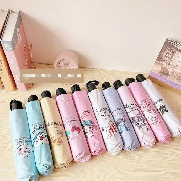 Payung Hello kitty, My Melody, LTS, Winnie The Pooh, Snoopy