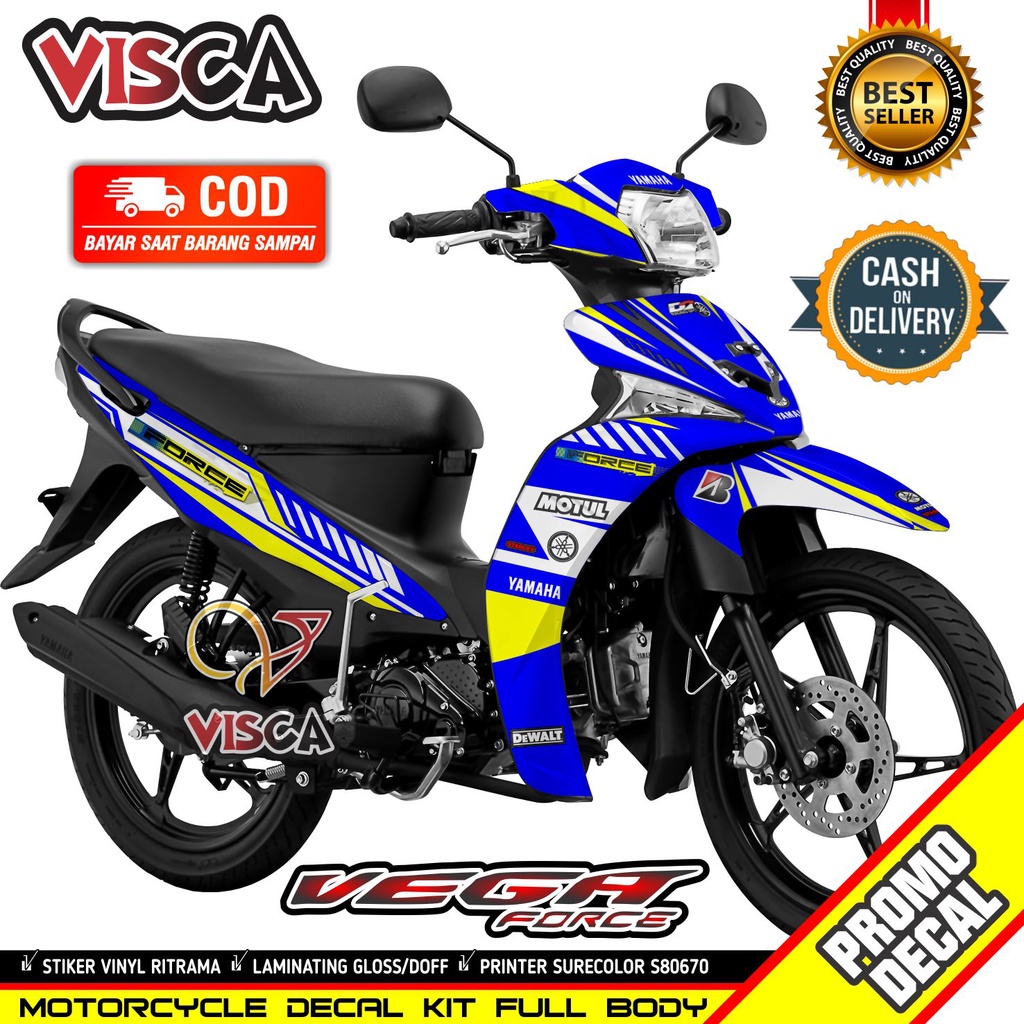 Stiker Vega Force Decal Motor Vega Force Full Body Striping Vega Force Stiker Motor Vega Force Decal