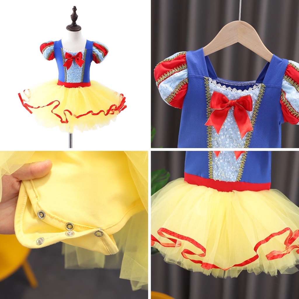 DRESS ANAK PEREMPUAN COSPLAY BAJU KOSTUM GAUN PRINCESS BALLET TUTU PARTY COSPLAY DBB