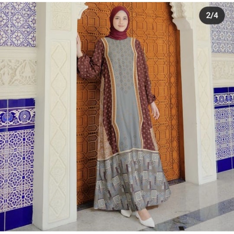 Preloved Heaven Lights Ankara Dress