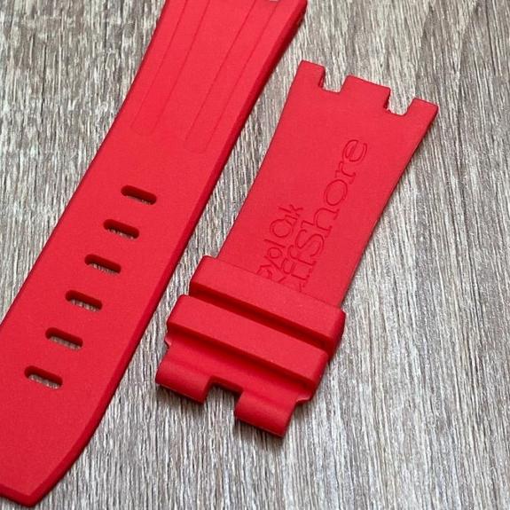 STRAP-TALI JAM TANGAN AP-AUDEMARS PIGUET RUBBER - Hitam