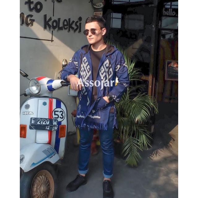 Gratong Hoodie Tenun Etnik Toraja Ht05 ( Unisex )