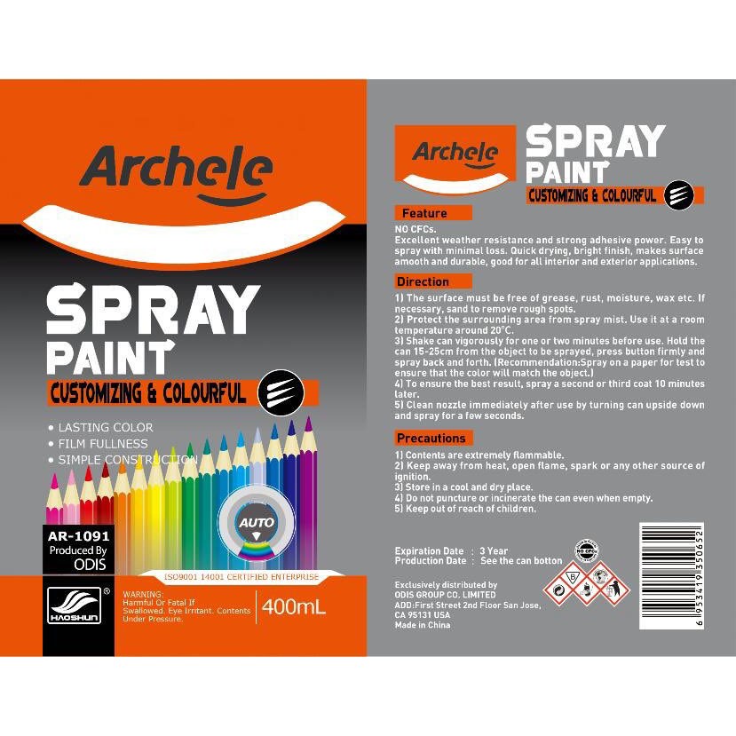 Archele Colourfull Rubber Paint Spray/ Cat Semprot Karet solusi ganti warna tanpa masalah