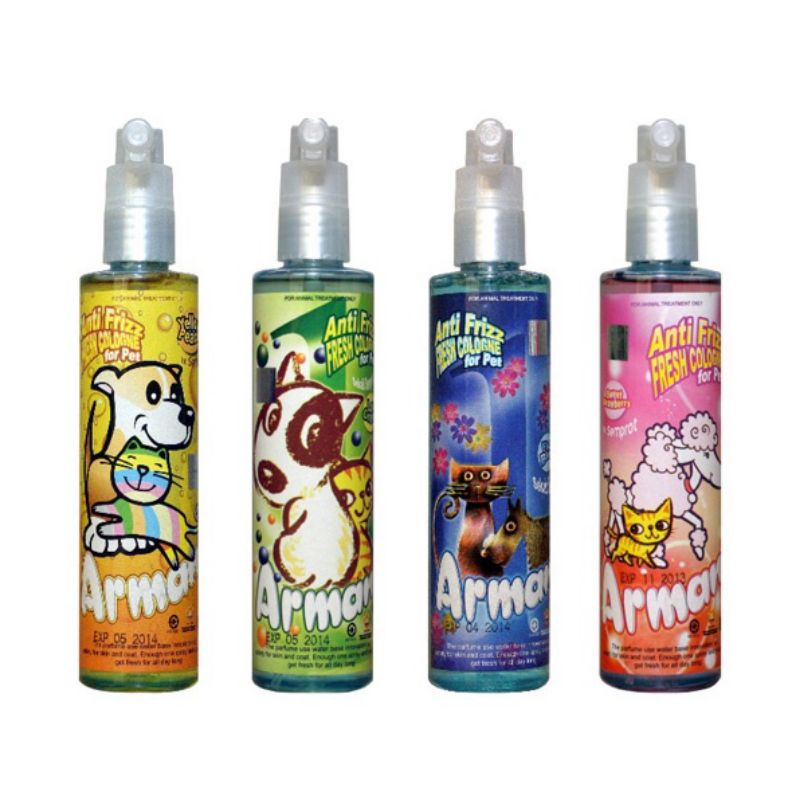 Parfum ARMANI anti frizz fresh cologne for pet anjing kucing