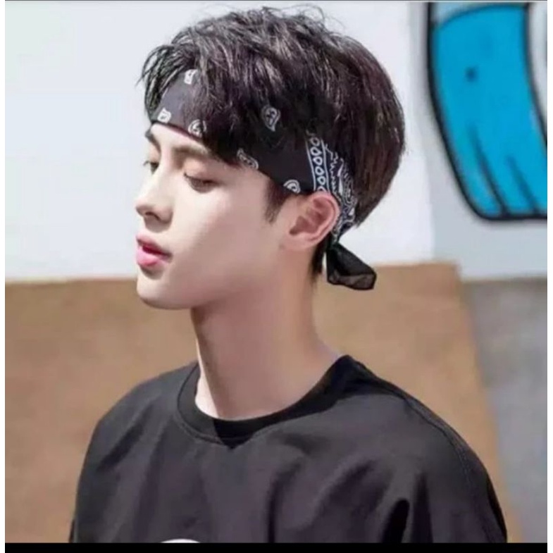 (10 pcs)slayer motif cewek cowok model hip hop/bandana/bando/SCRAFt/ikat kepala/ikat leher