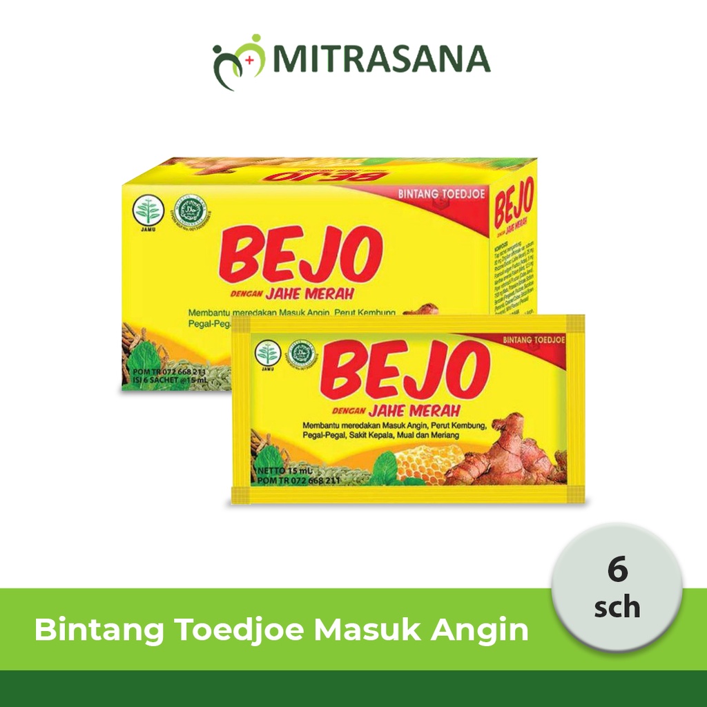 Bintang 7 Masuk Angin BEJO isi 6 SCH/12 SCH