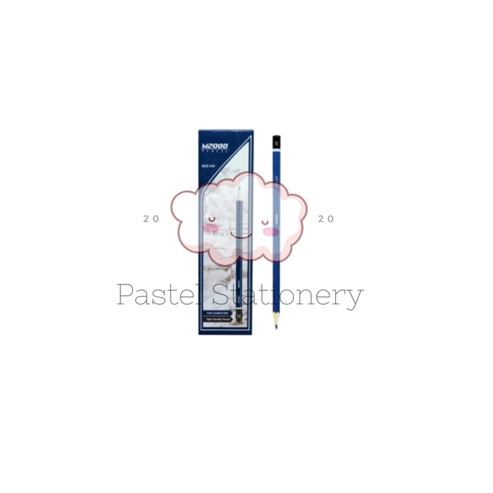 

[PACK] Pencil Gambar Pensil Kayu 2B M2000 Biru Murah