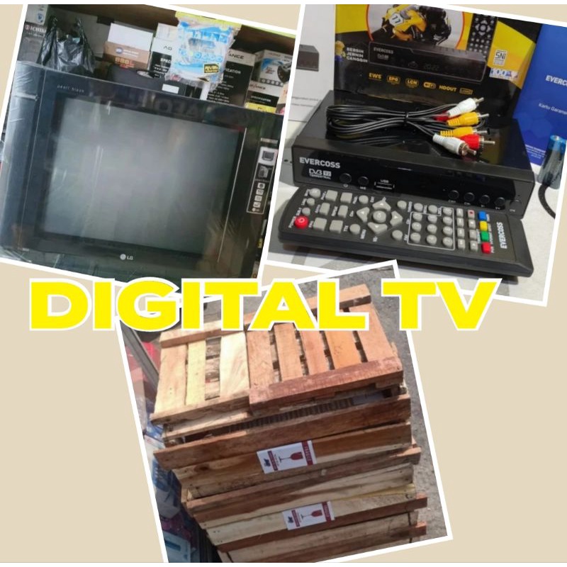 TV DIGITAL 21in LG TABUNG SLIM PEAR BLACK