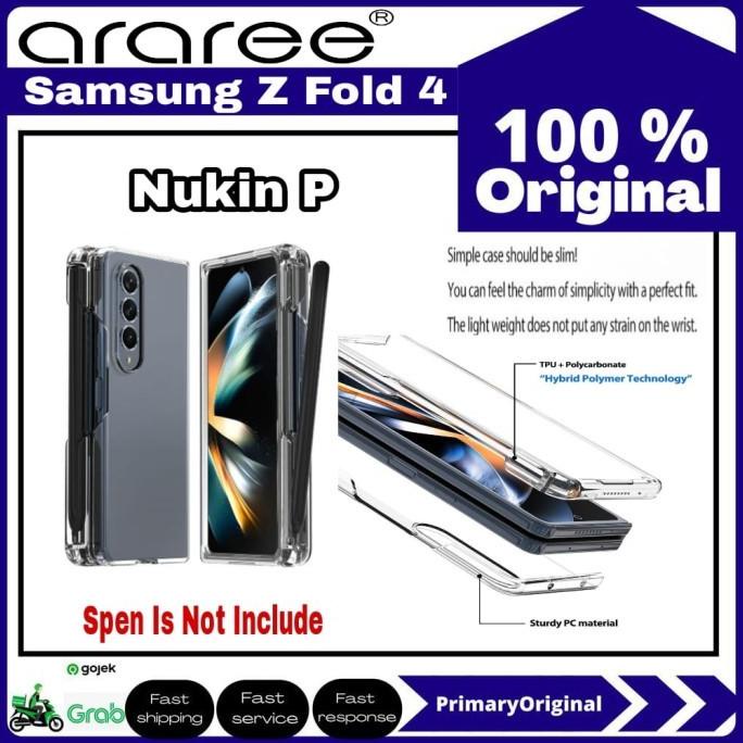 Case Samsung Z Fold 4 Fold4 ARAREE NUKIN P With S Pen Holder