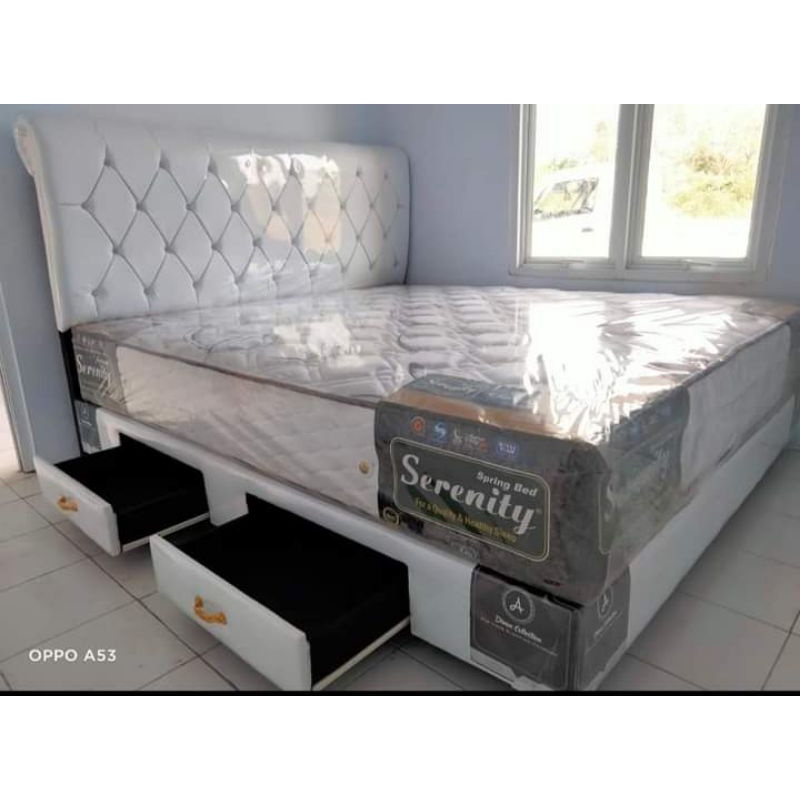 DIVAN OSCAR saja model PLUS 2 LACI (TANPA SPRINGBED) 160X200 untuk kota Cirebon