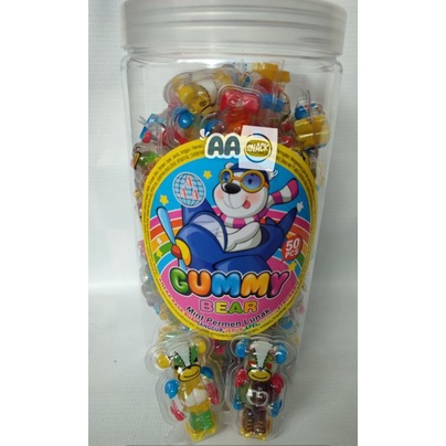 

MINT PERMEN LUNAK GUMMY TOPLES ISI 50