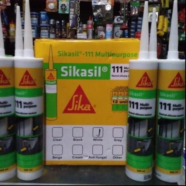 

Sika Sikasil 111 Netral 300 ml sikasil AP sealant silicone 300ml CLEAR