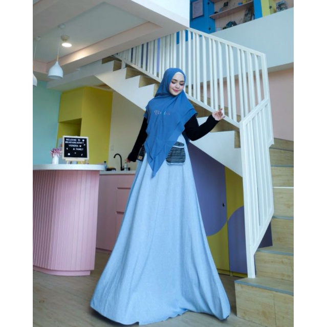 VIENDRA/Adila set by Viendra/set syari/set cantik/set terbaru