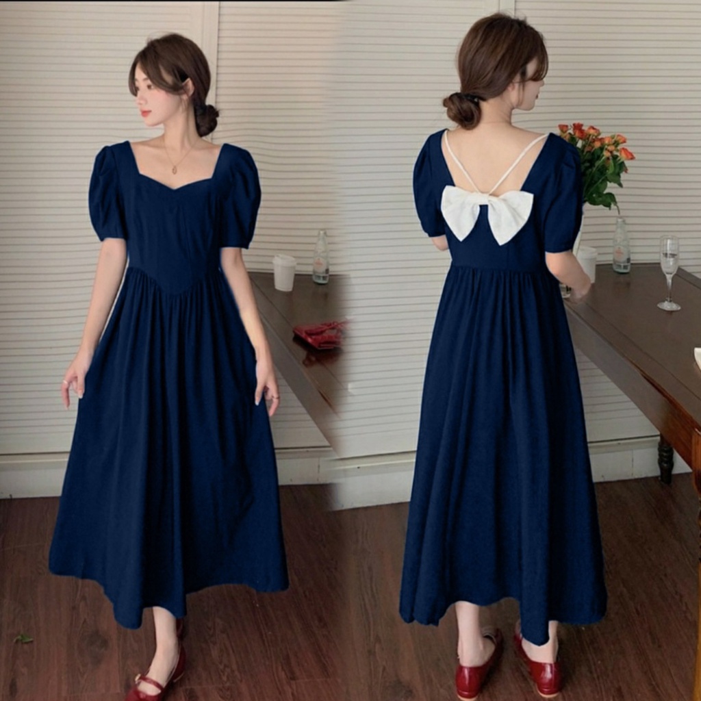 [HNFK] Dress Pito / Dress Wanita Terbaru / Dress Cantik Elegant / Dress Wanita Dewasa Simple Elegant / Gaun Wanita Kekinian