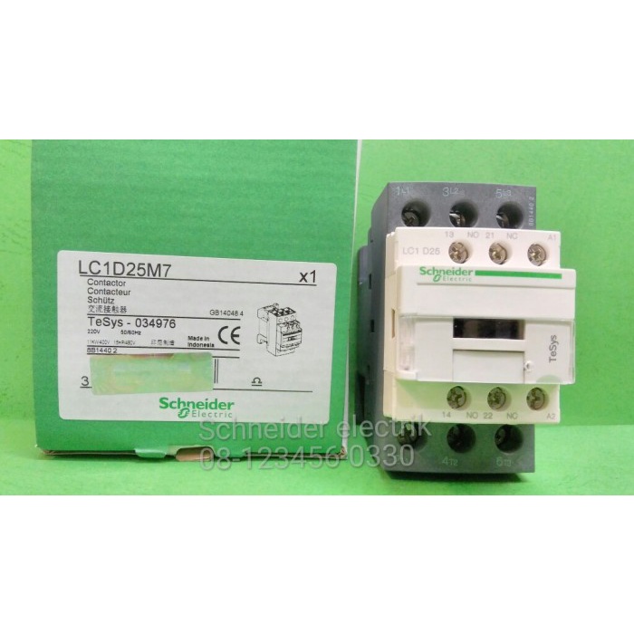 KONTAKTOR SCHNEIDER LC1D25M7 RELAY KONTAKTOR SCHNEIDER LC1D25M7 ORIGINAL