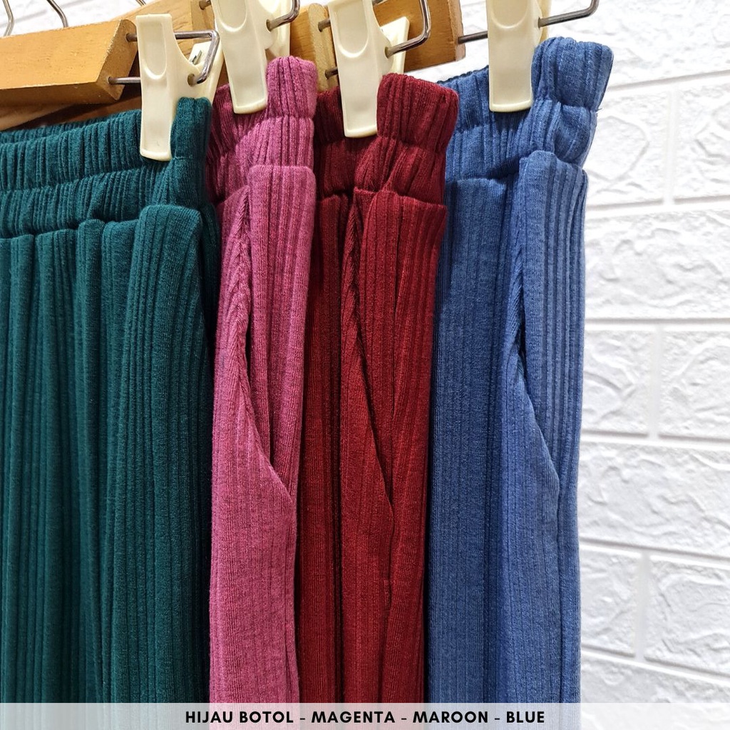 4450 thursday cardi long pants cullote knit one set