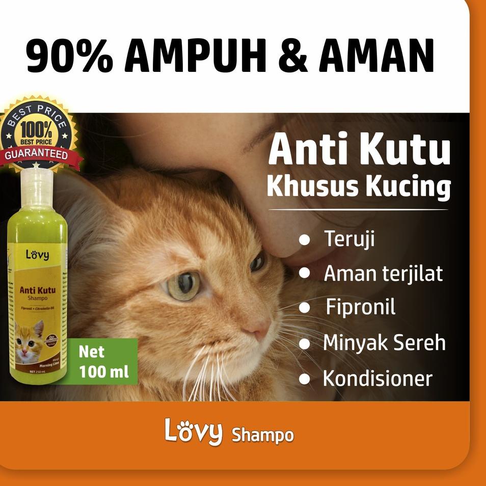 ニ Shampo Sampo Kucing Lovy | ANTI KUTU & FUR | PAKET A ㊰
