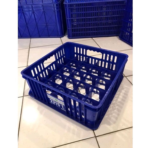 Container/krat industri 25 gelas 2215L green leaf