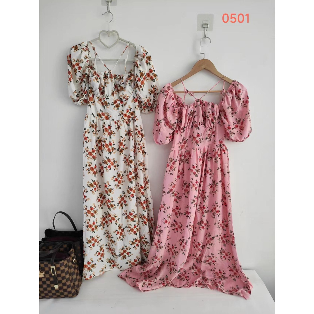 LADYSHOP D248 DRESS SEXY LENGAN BALON