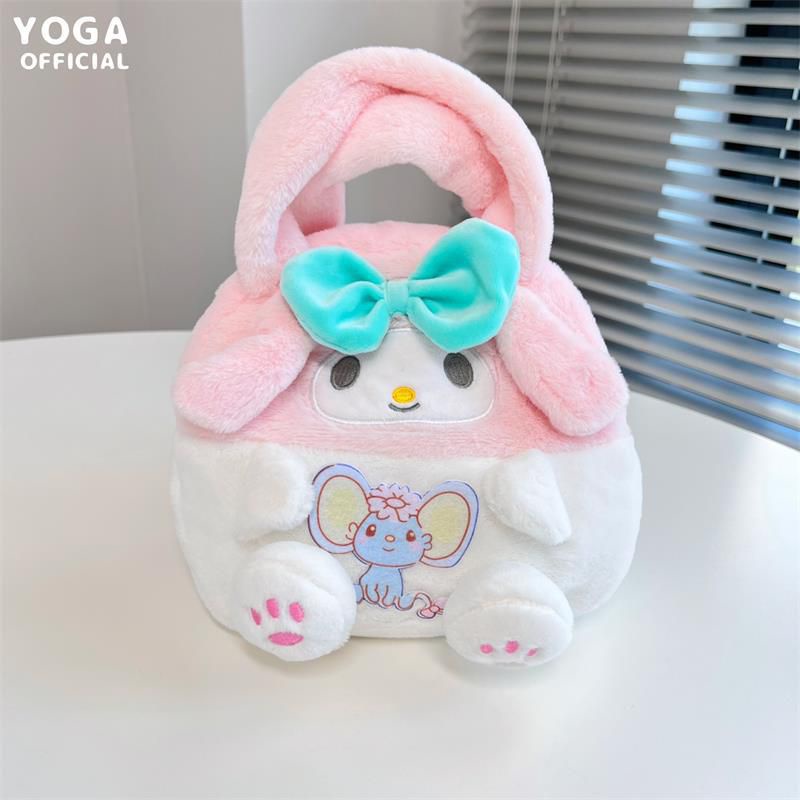 TAS TANGAN CINNAMOROLL KUROMI MELODY POMPOMPURIN POCHACCO DOG HANDLE BAG IMPOR