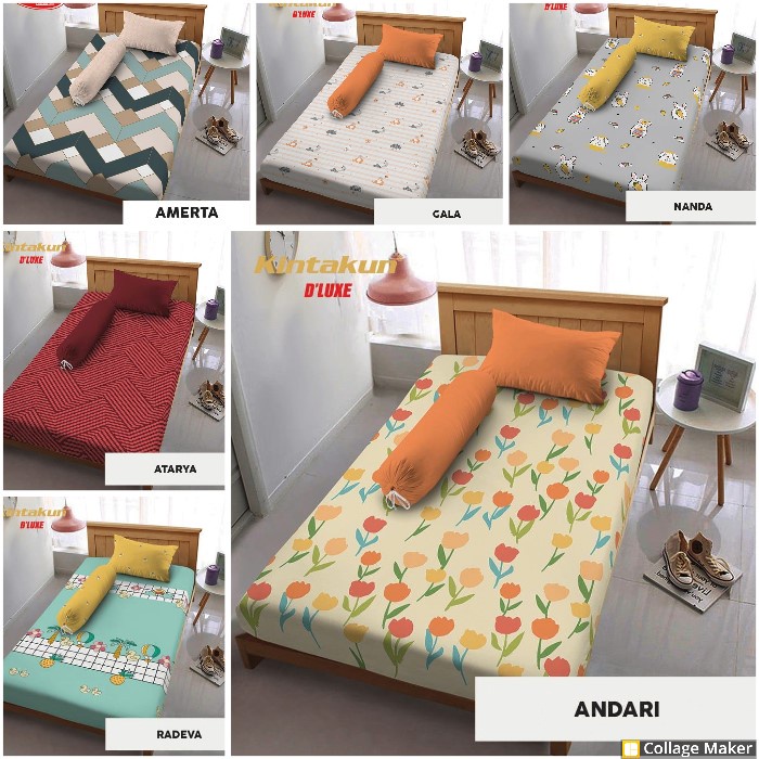 KINTAKUN Sprei 120x200 SINGLE 120 Sprei Kintakun 120x200