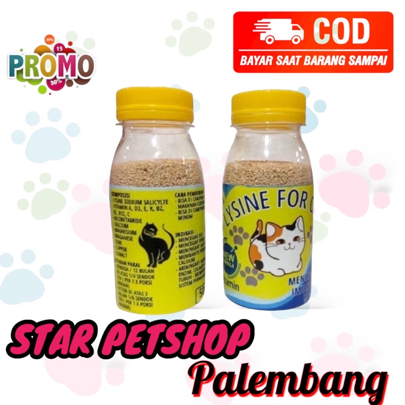 Vitamin Kucing Lysine For Cat Free Packing Bubble