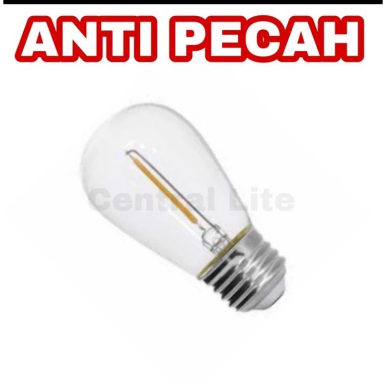 Lampu LED Bulb Bohlam Edison Lampu Cafe Filamen 2 watt 4 watt ST64 antik 2w Pijar 4w 4 watt