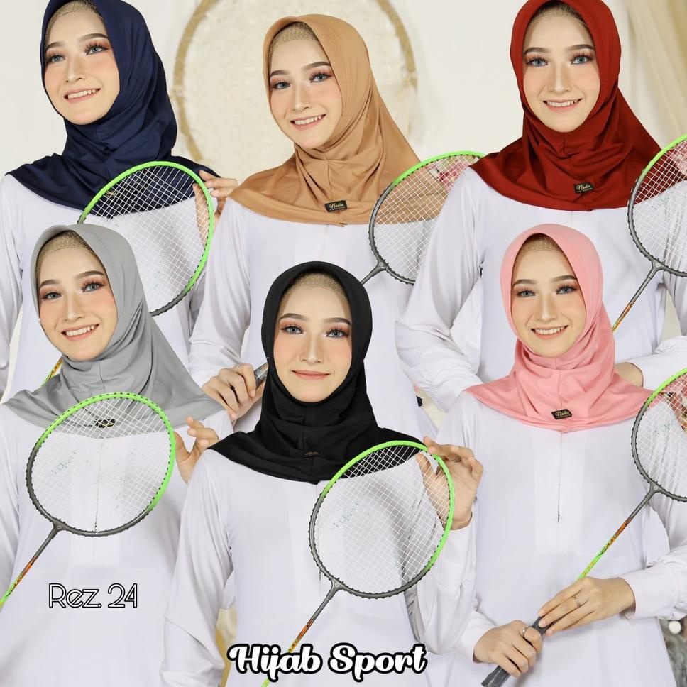 ㊋ Hijab Sport Premium / Hijab Sport Premium Kekinian ↱