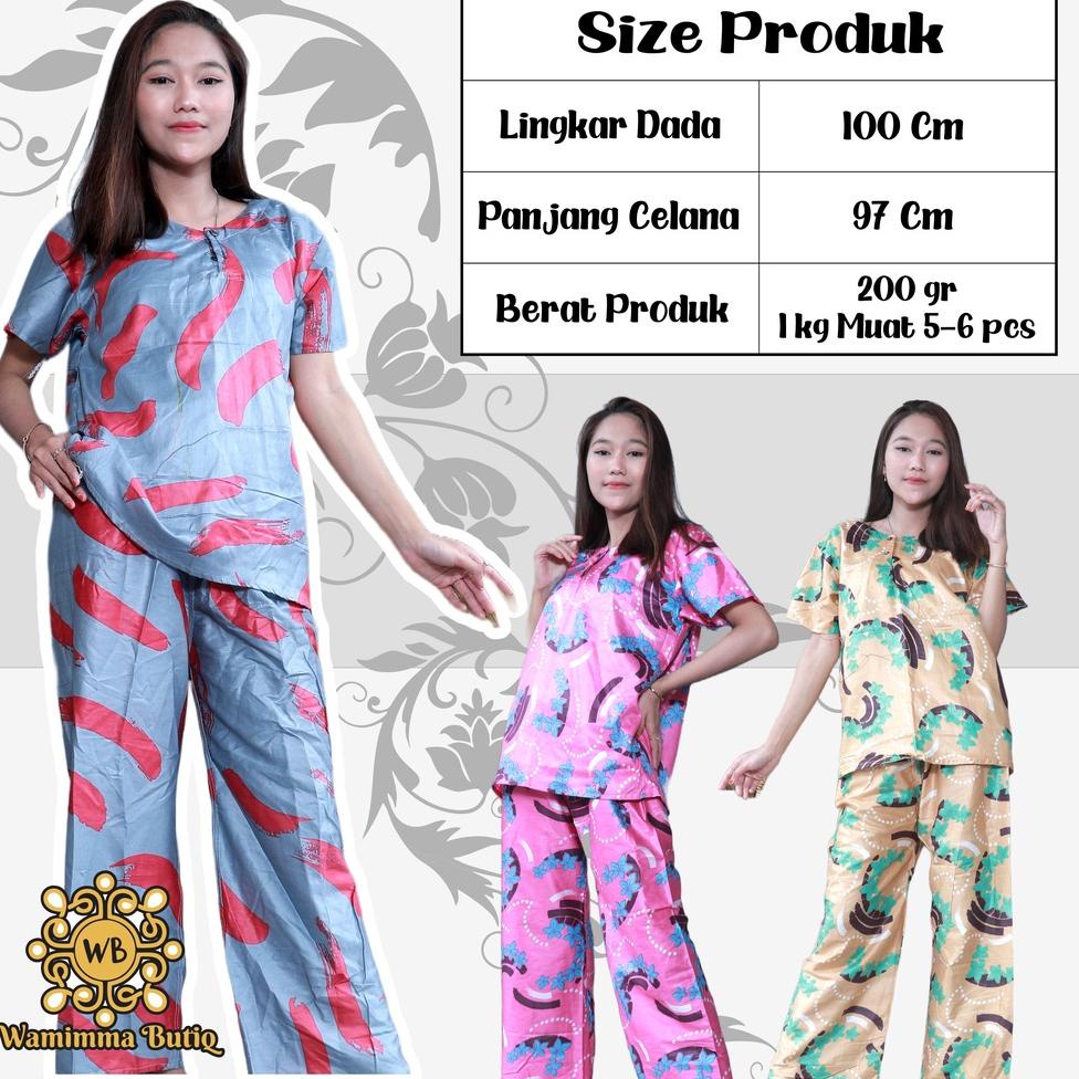 NEW ARRIVAL stelan batik kencana ungu stelan batik panjang stelan batik busui lengan pendek stelan b