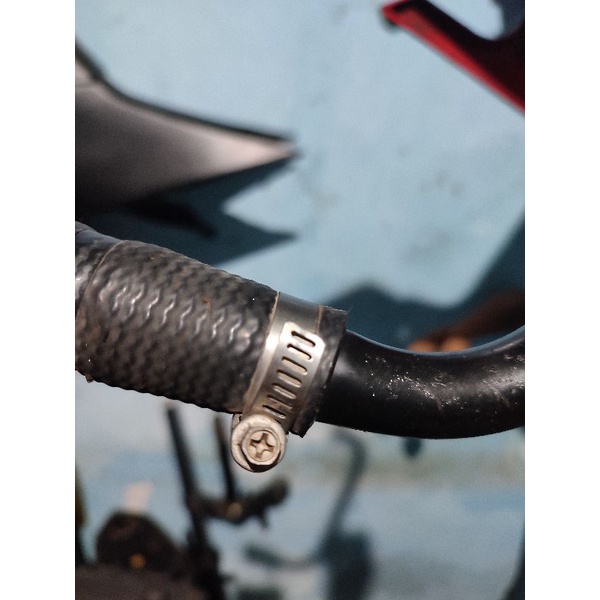 klem radiator original ninja 250 karbu fi z250 copotan