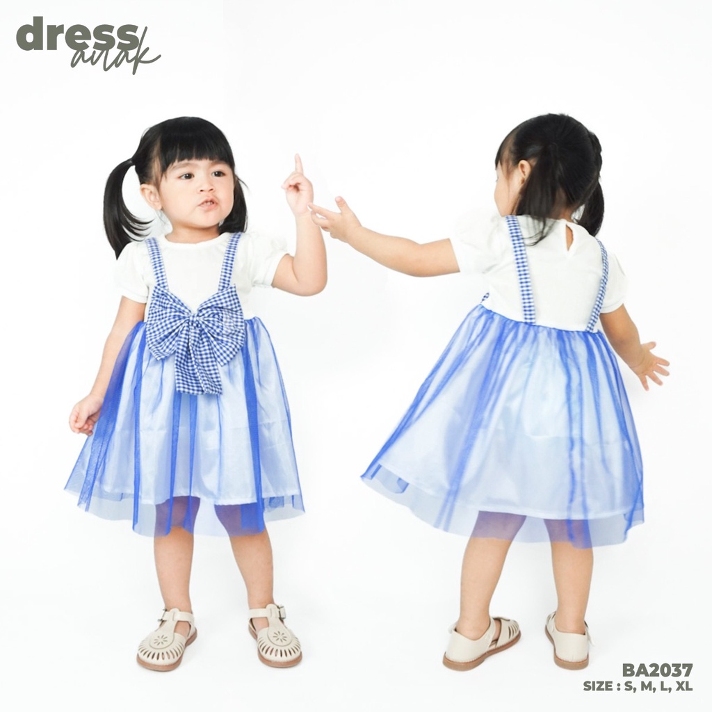 DRESS TILLE ANAK / DRESS ANAK CEWEK / BAJU  CEWEK PESTA  / PAKAIAN ANAK PESTA / BAJU ANAK CANTIK