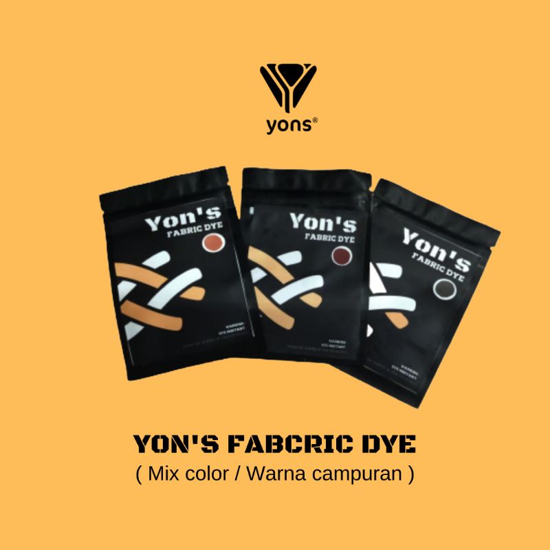 WANTEK/WANTEX/ WENTER / NAPTOL / TEKSTIL /  PEWARNA PAKAIAN | BISA COD/BAYAR DI TEMPAT | YON'S FABRIC DYE ( NEW VARIANT SACHET )