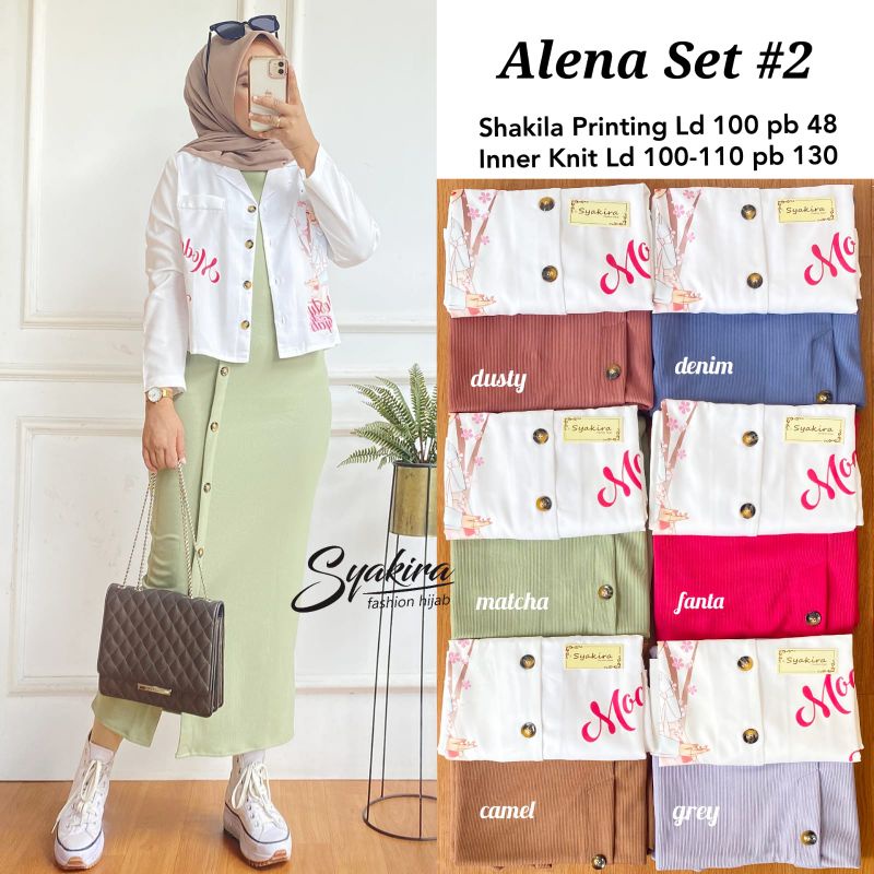 Alena setelan #2 ORI Syakira