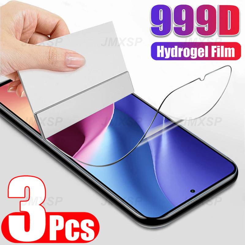 3pcs Film Pelindung Layar Hydrogel Untuk Redmi Note 11 11S 11T 11E 10 10s 10T Pro Plus Max 4G 5G